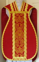 Red French Latin Vestment